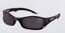 Tribal V Black Frame Sunglasses W/ Polarized Lens