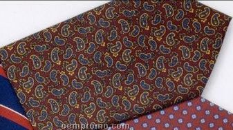 Career Silk Printed Paisley Tie - Pattern Style D