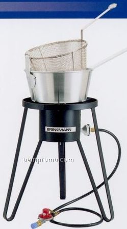 Brinkmann All Purpose Gas Cooker W/ Pan & Basket