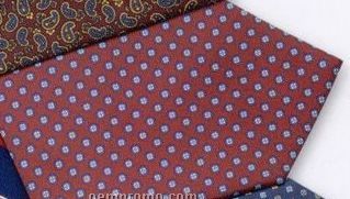 Career Silk Printed Dotted Tie - Pattern Style E