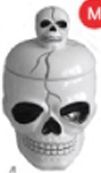 Skull Jar Specialty Cookie Keeper