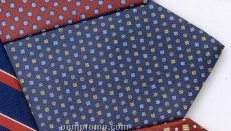 Career Silk Printed Dotted Tie - Pattern Style F