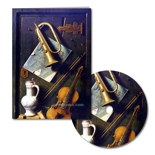 Classic Art And Music Thank You Note With Matching CD