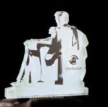 Acrylic Paperweight Up To 16 Square Inches / Lincoln Memorial