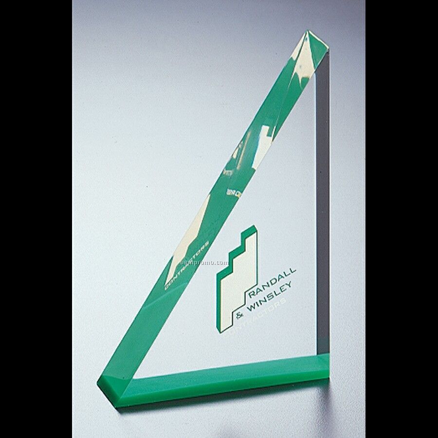 Lucite Triangle Award (4"X6"X1")