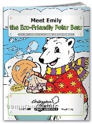 Action Pack Book W/Crayons & Sleeve- Meet Emily The Eco-friendly Polar Bear
