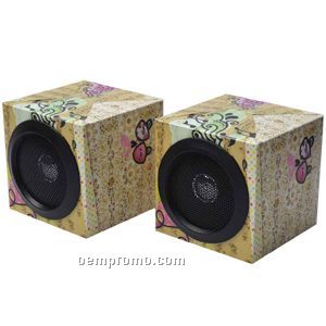 Cardboard Fold Up Speakers