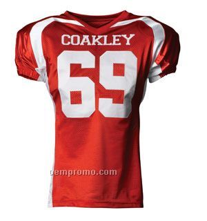 Nb4137 Color Blocked Youth Football Game Jersey