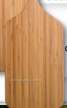 Small Greenlite Bamboo Paddle Cutting Board