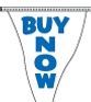 60' String Stock Pennants - Buy Now - Blue/White