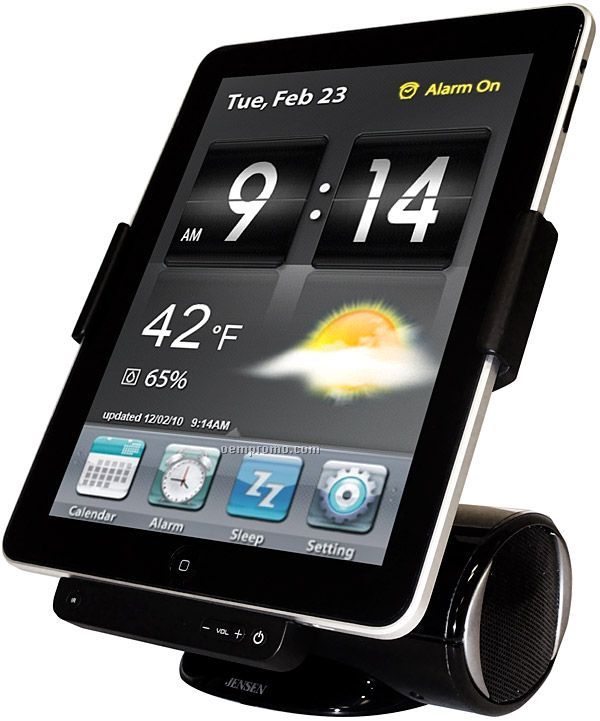 Jensen Ipad And Ipod Docking Station With Rotating Mount