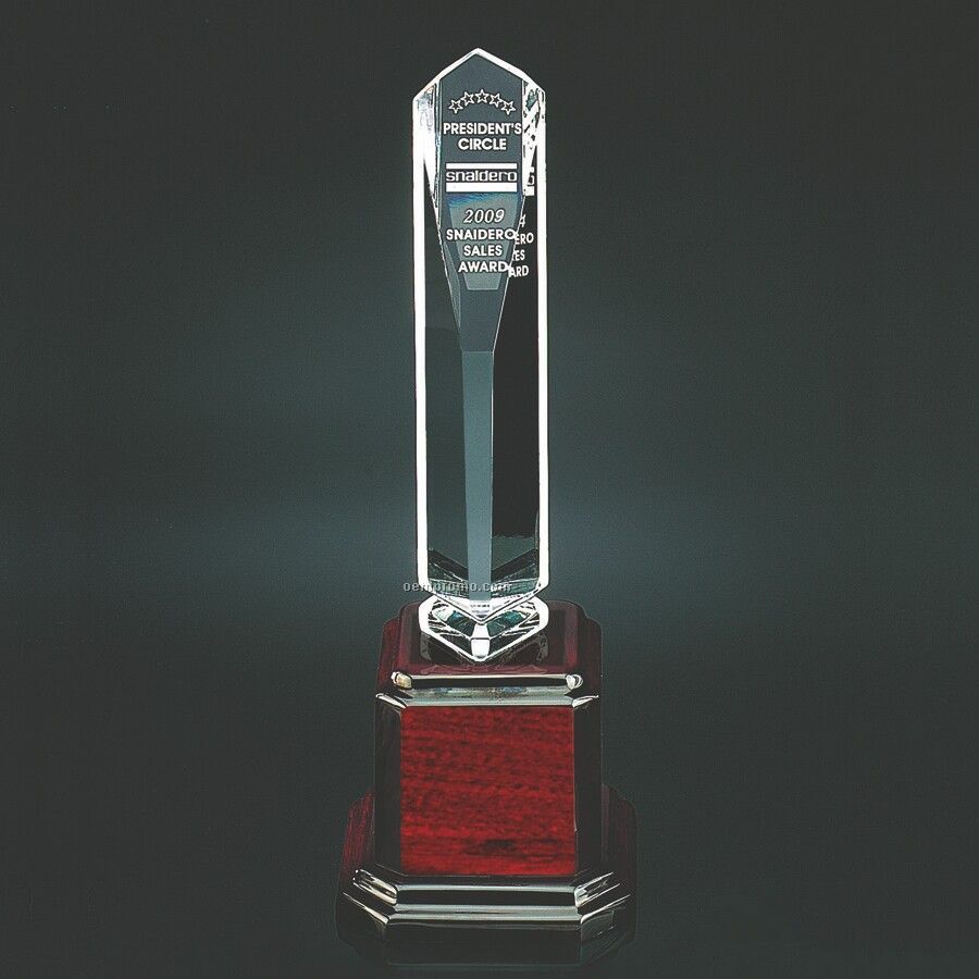 12"X4"X4" Elegant Obelisk Award