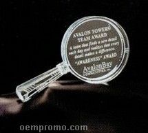 Acrylic Paperweight Up To 16 Square Inches / Magnifying Glass
