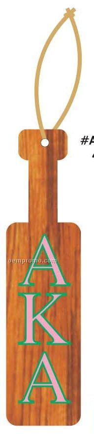 Alpha Kappa Alpha Sorority Paddle Ornament W/ Mirror Back (10 Square Inch)