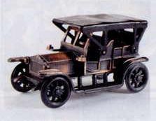 Early American Bronze Metal Pencil Sharpener - Antique Car