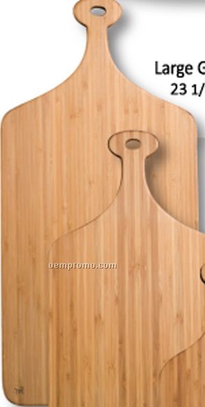 Large Greenlite Bamboo Paddle Cutting Board