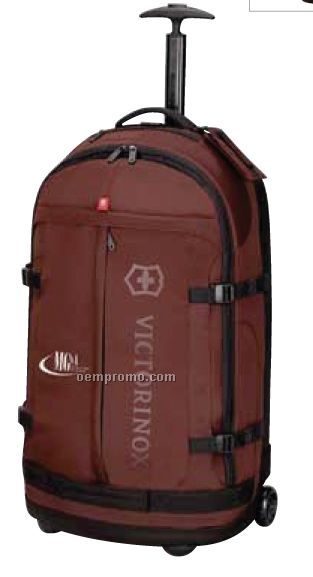 Maroon Red Seefeld 22" Expandable Wheeled U.s. Carry-on Suitcase