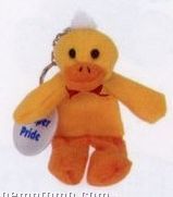 Orange Duck Stuffed Animal / Keychain