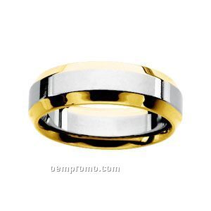 14ktt 6mm Ladies' Comfort Fit Wedding Band Ring (Size 7)
