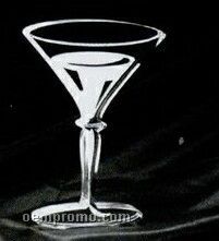 Acrylic Paperweight Up To 16 Square Inches / Martini Glass