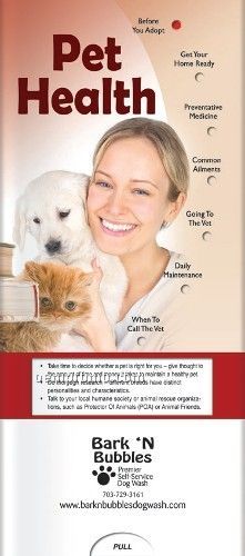 Pet Health Pocket Slider Chart/ Brochure