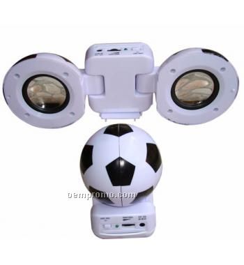 Soccer Ball Motif Mini Speaker Set