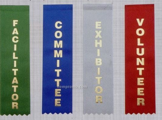 Stock Identification Ribbon (Pinked Top) - Vip