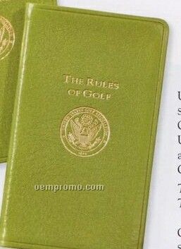 Usga Rules Of Golf Book W/ Traditional Premium Leather Cover