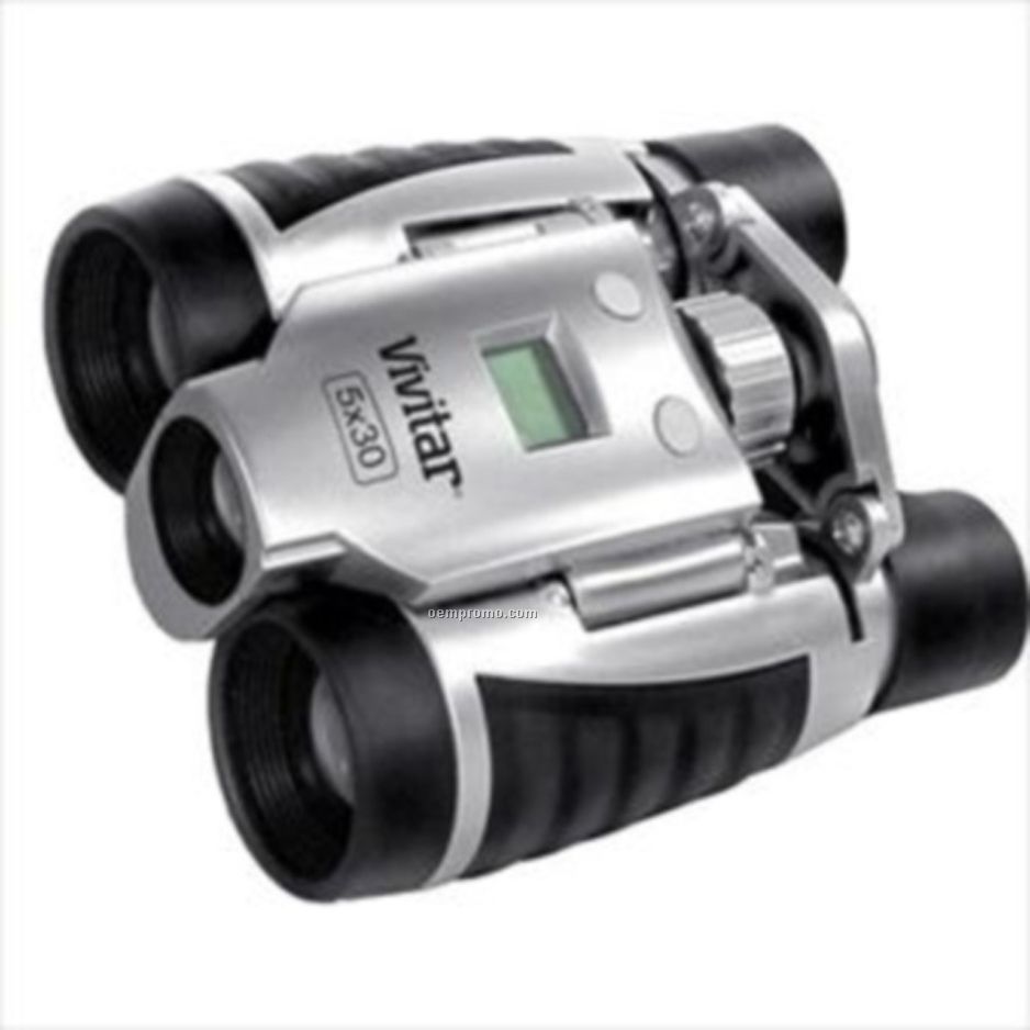 Digital Camera/ Binoculars W/ Neck Strap & Vivitar Image Software