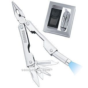 Stainless Steel, Pocket Multifunction Pliers In A Box