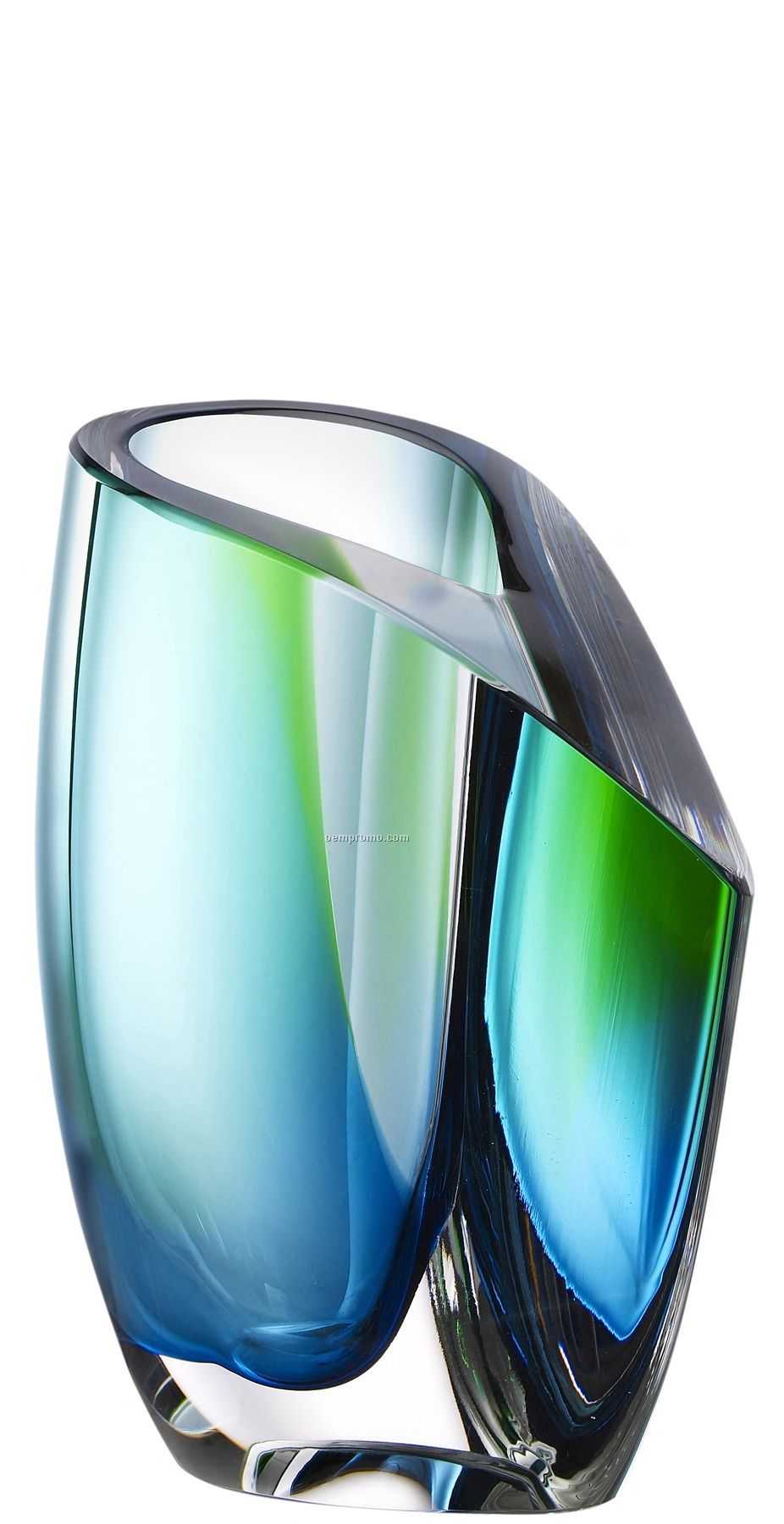 Mirage Small Glass Vase By Goran Warff (Blue & Green)