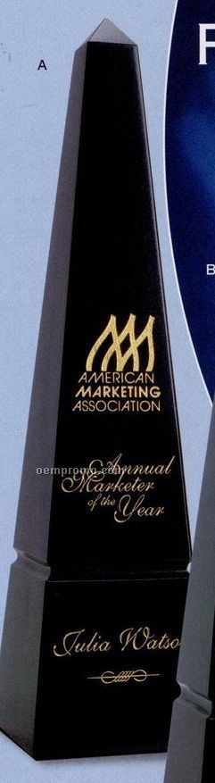 Black Marble Obelisk Award (12