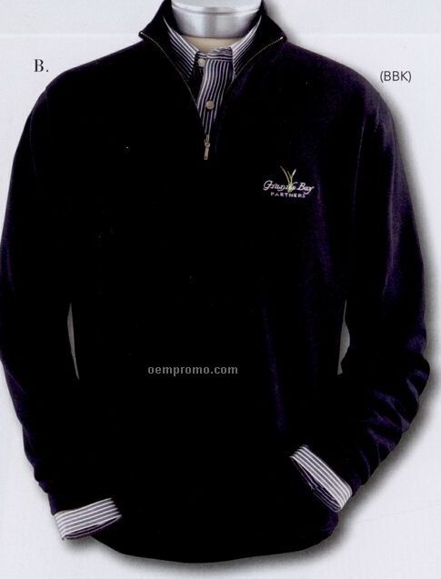 Jockey Men's 100% Ringspun Cotton Quarter Zip Mock Sweater (S-3xl)