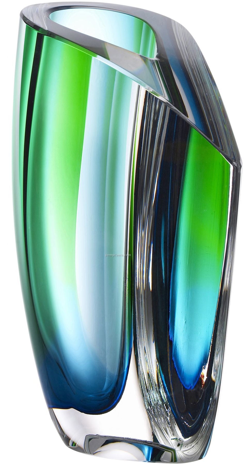 Mirage Glass Vase By Goran Warff (Green & Blue)