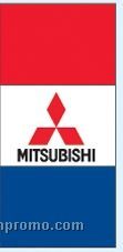 Single Face Dealer Free Flying Drape Flags - Mitsubishi