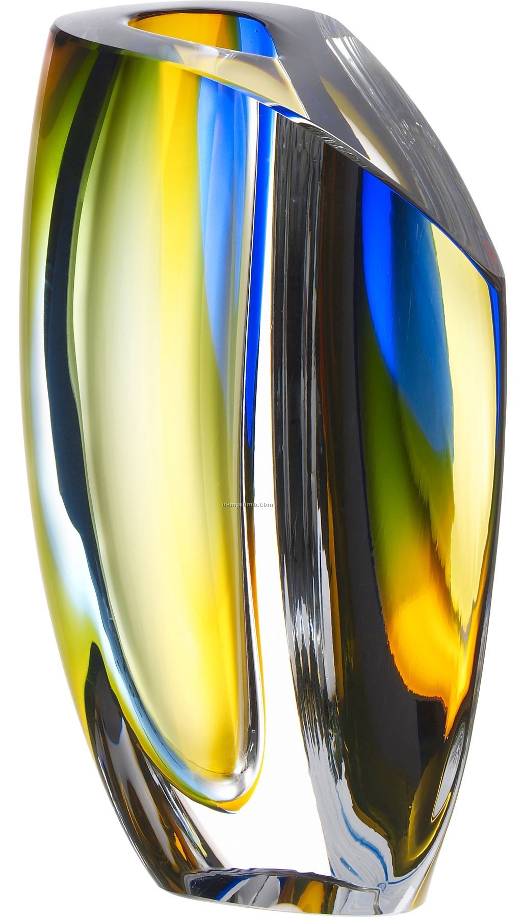 Mirage Glass Vase By Goran Warff (Blue & Amber)