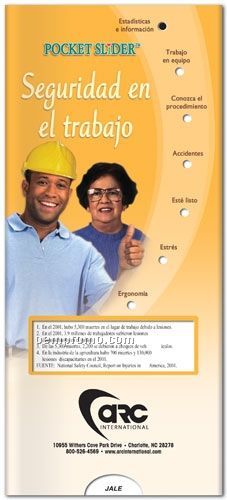 Workplace Safety Pocket Slider Chart/ Brochure