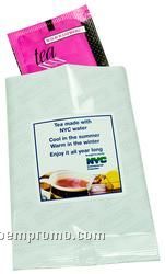 Single Serving Tea Bag In White Foil Packaging (Printed Label)