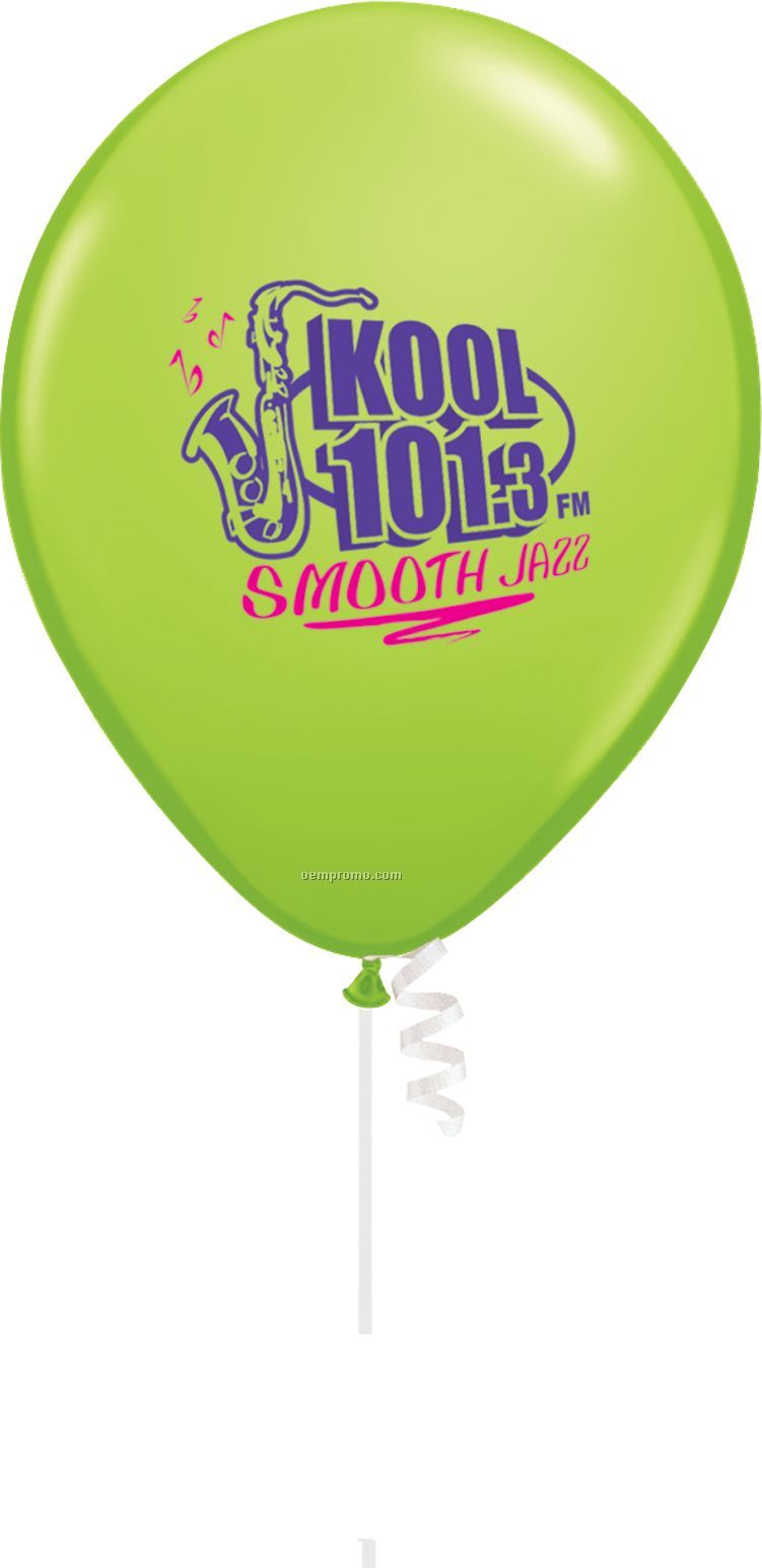 11" Round Jewel / Fashion Color Qualatex Balloon - 3, 4, 5 Color Spot