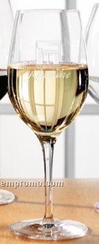 13 1/2 Oz. Europa White Wine Glass (Set Of 4 - Light Etch)
