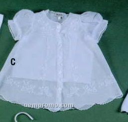 Baby Boutross Cotton Button Front Dress Set With Madeira (6m/12m/18m/24m)