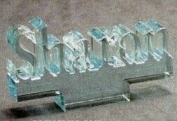 Acrylic Paperweight Up To 16 Square Inches / Name