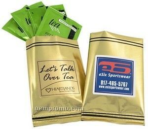 Green Tea Sampler W/ Gold Foil Packaging (Printed Label)