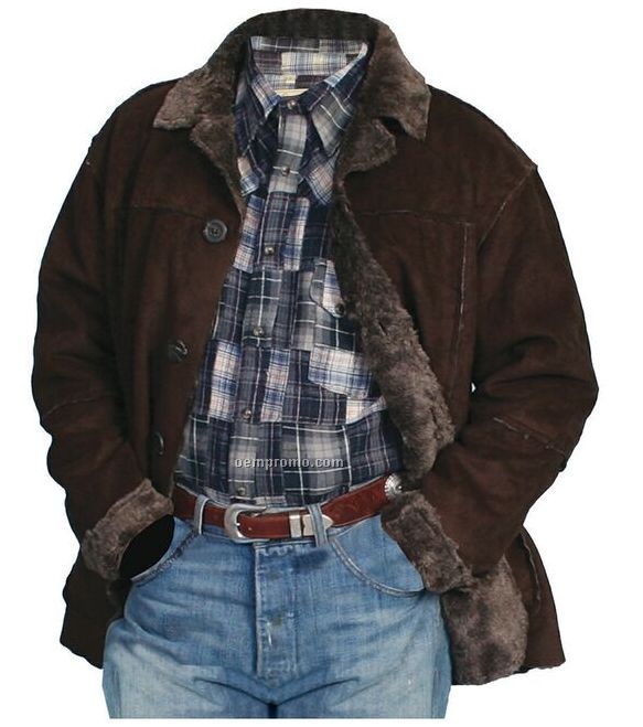 Men's Boar Suede Leather Jacket (S-2xl)