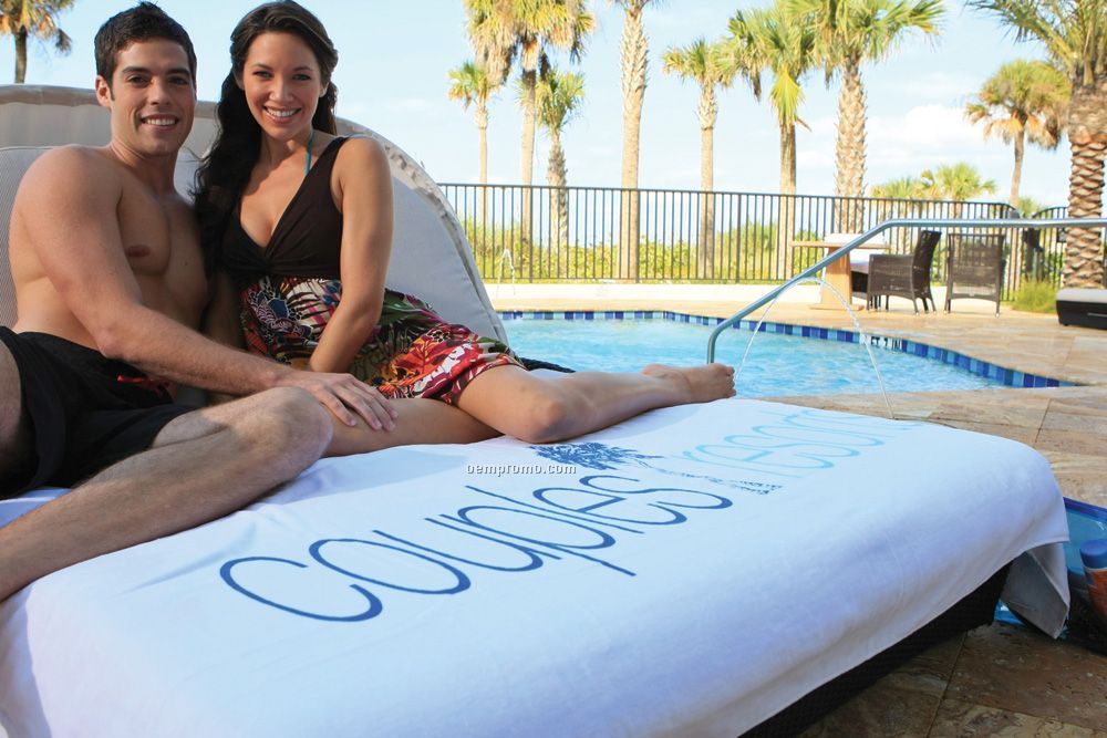 The Platinum Collection Beach Towel - Embroidery (35"X70")