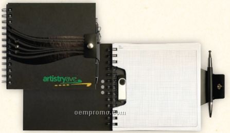 USB Books Graph Filler - Die-cut Chipboard Journal