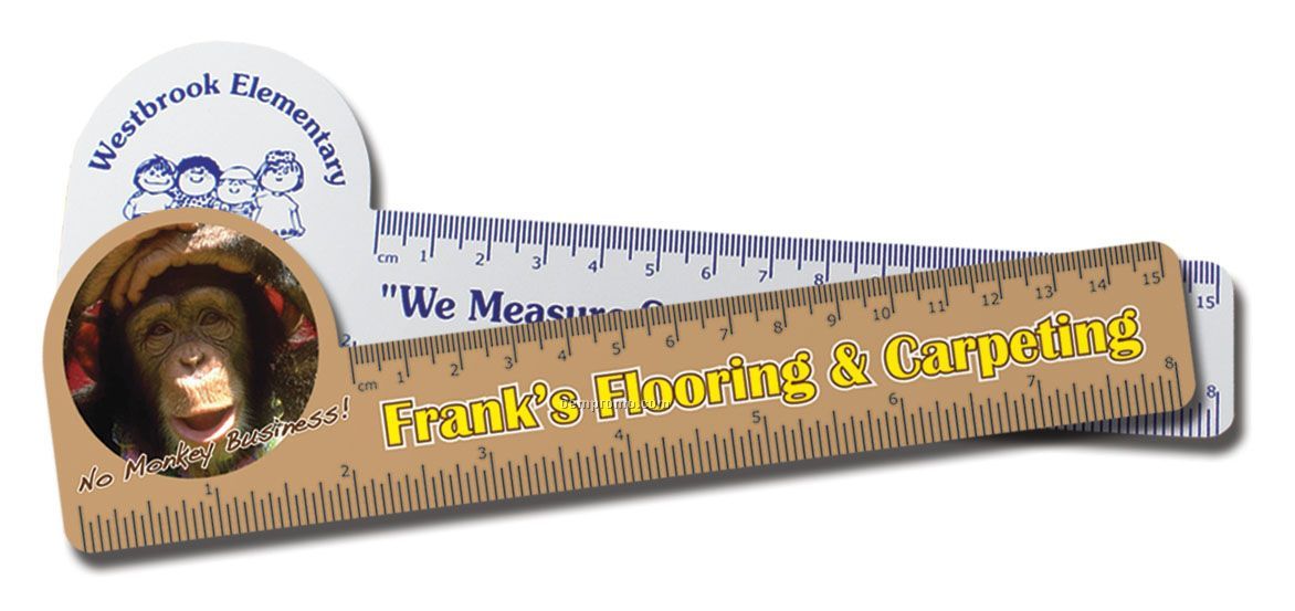 8" Flexible Ruler With Rounded / Arched End