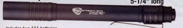 Black White Stylus Pro (5 1/4")