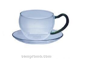 Borosilicate Glass Espresso Cups And Saucers