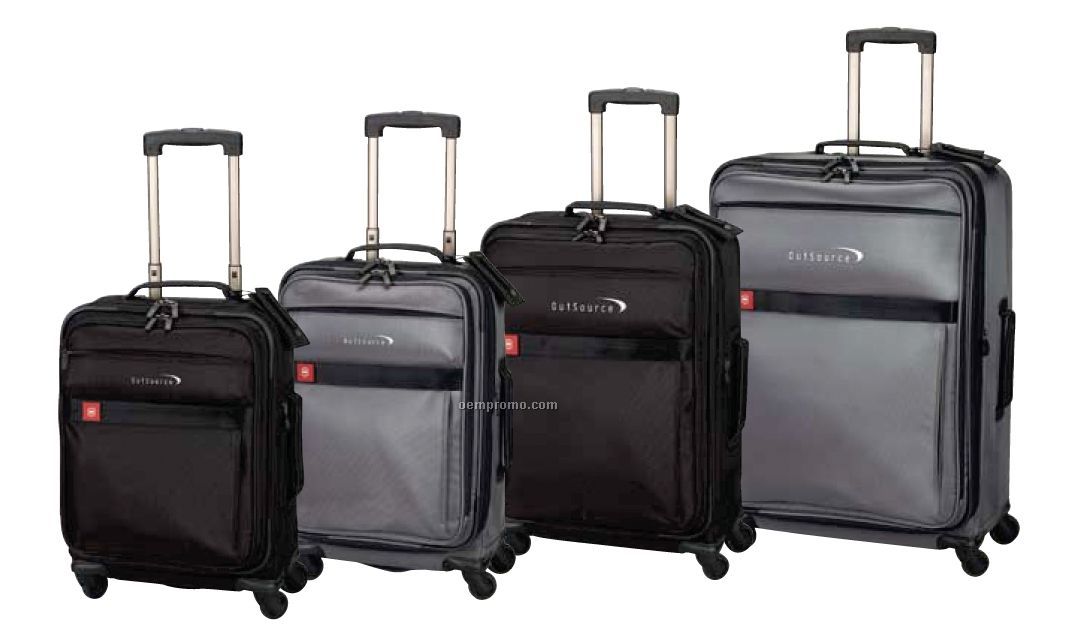 Graphite Gray Avolve 26" Expandable Wheeled Upright Suitcase
